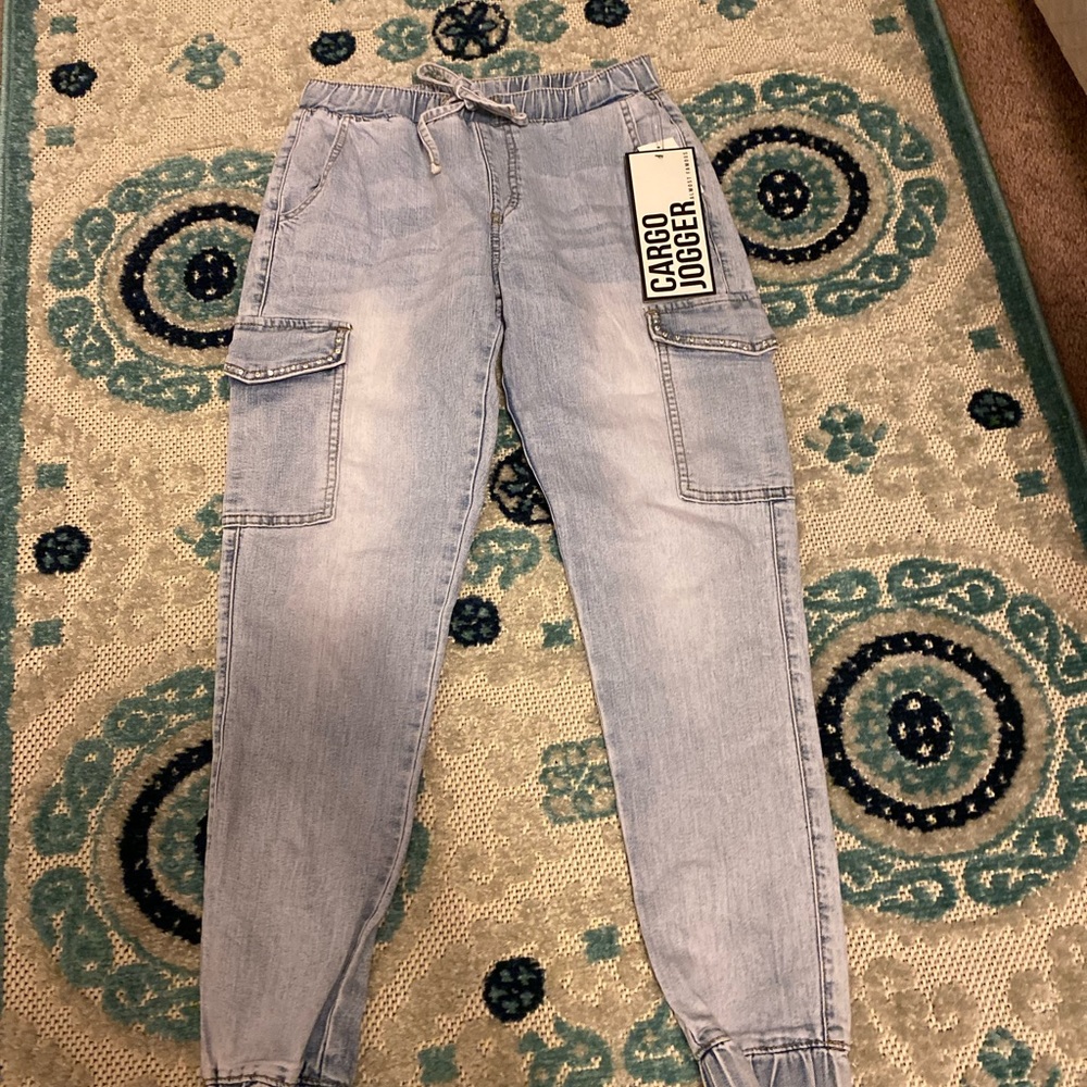 Light washed Cargo Pants